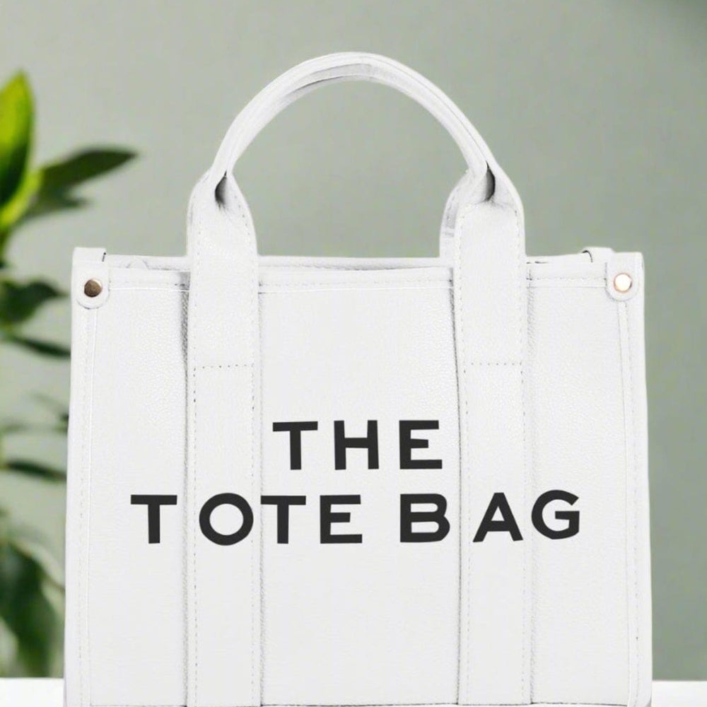 Elegant White Tote Bag
